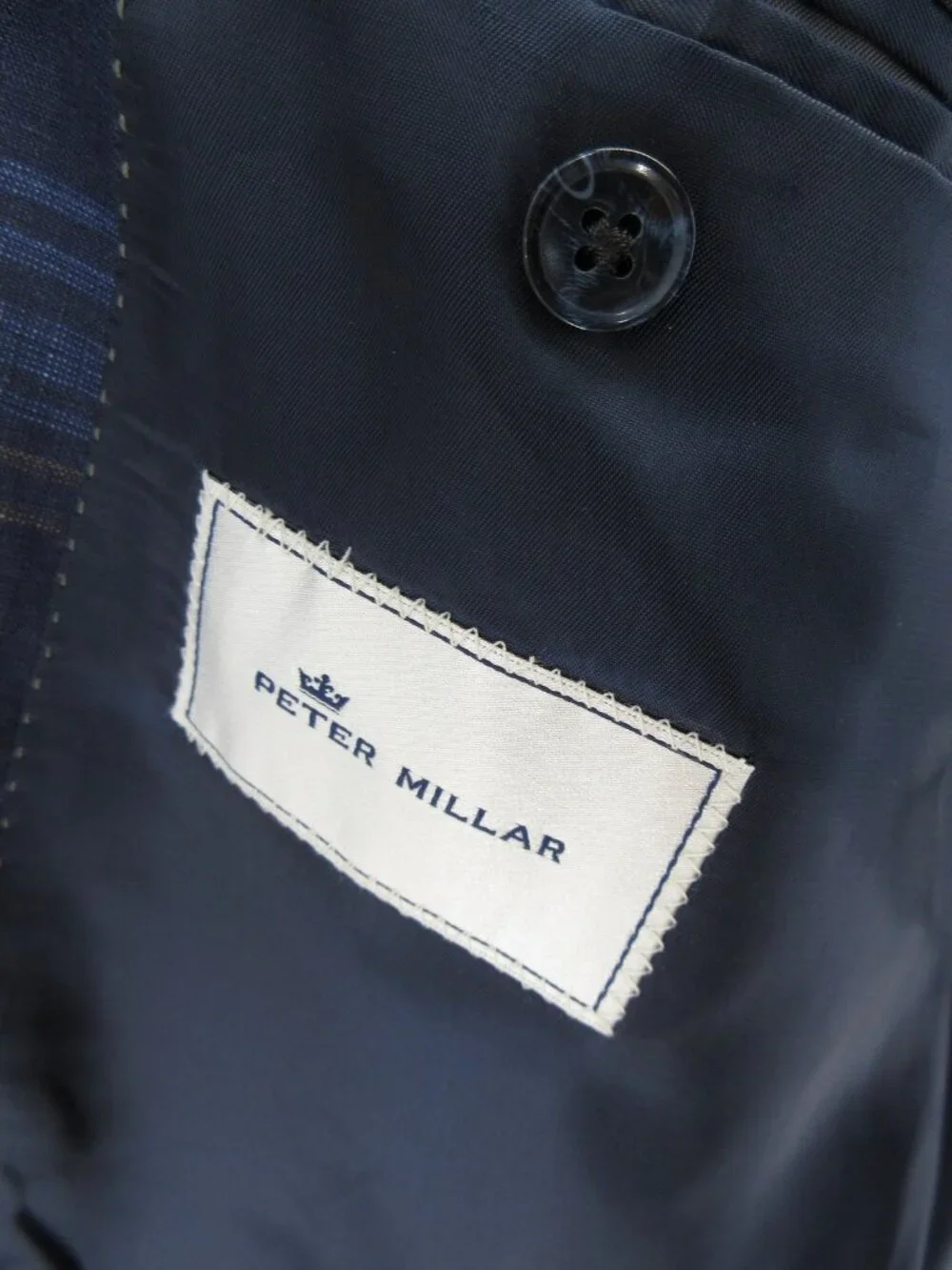 Peter Millar Sport Coat 50 Navy Hyperlight Blazer Wool Silk Linen NEW